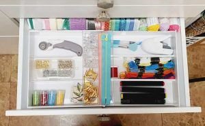 cubertero extensible con material de scrap