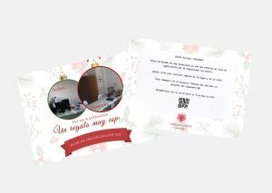 tarjeta regalo navidad 2023